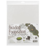 Coupon de feutrine pour broderie 28x22 cm - Blanc x1