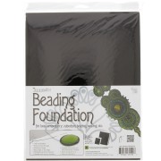 Coupons de feutrine pour broderie 28x22 cm - Blanc - Noir x4