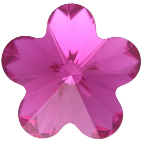 Cabochon Fleur PureCrystal 4744 10 mm Fuchsia x1