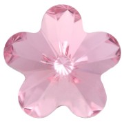Cabochon Fleur PureCrystal 4744 10 mm Light Rose x1
