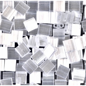 Miyuki Tila Beads 5x5x1.9 mm TL-2548 - Crystal Silk Satin Luster x10g