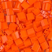 Miyuki Tila Beads 5x5x1.9 mm TL-0406 - Opaque Orange x10g|raw }}