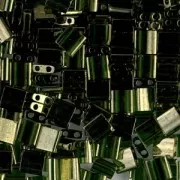 Miyuki Tila Beads 5x5x1.9 mm TL-0306 -  Olive Gold Luster x10g