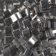 Miyuki Tila Beads 5x5x1.9 mm TL-0194 -  Palladium Plated x5g