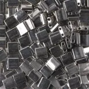 Miyuki Tila Beads 5x5x1.9 mm TL-0194 -  Palladium Plated x5g