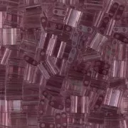 Miyuki Tila Beads 5x5x1.9 mm TL-0142 - Tr Smoky Amethyst x10g