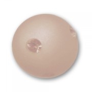 Perle ronde strass Polaris 10 mm Greige x1