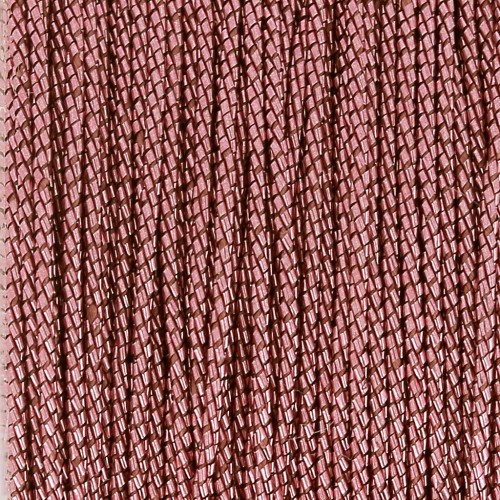 Bobine de fil Sorrento fabrication italienne 0,6 mm - Rose antique x50m