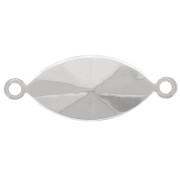 Serti intercalaire pour navette PureCrystal 4228 15x7 mm - Argenté x1