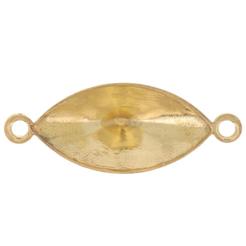 Serti intercalaire pour navette PureCrystal 4228 15x7 mm - Doré x1