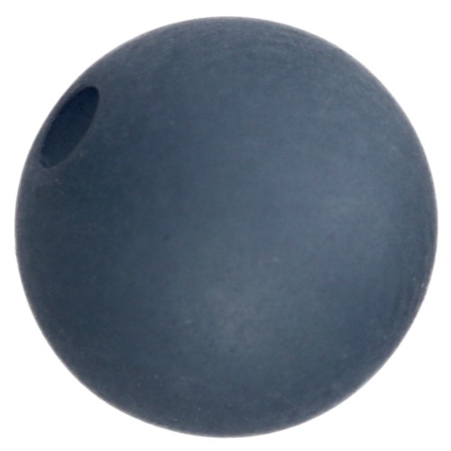 Perle ronde Polaris Dépolie 8 mm Denim Blue x1