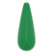 Perle poire en résine 40x16 mm - Vert x1|raw }}