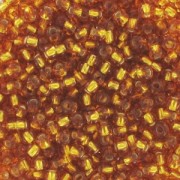 Preciosa Perles rocailles 11/0 2 mm - Topaz Silver Lined x20g