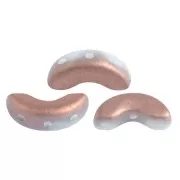 Arcos® par Puca® 5x10 mm - Opaque White Mat Capri Gold x10g