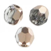 Perles rondes  PureCrystal 5000 3 mm Crystal Rose Gold x20