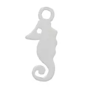 Mini breloque hippocampe 10x4 mm - Argent 925 x1