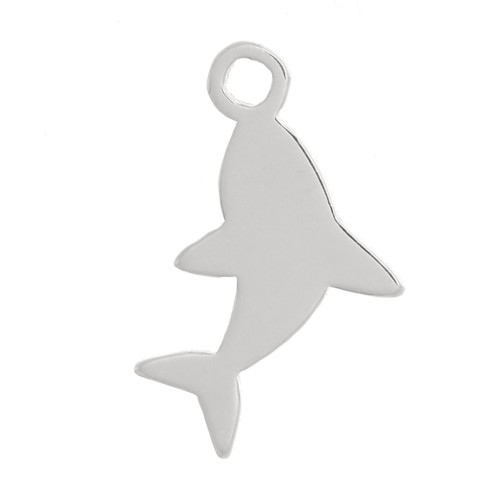 Mini breloque requin 11x7 mm - Argent 925 x1