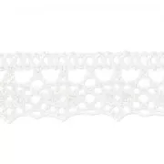 Dentelle 13 mm Blanc x1m
