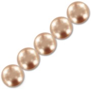 Perles nacrées PureCrystal 5810 6 mm Rose Gold Pearl x10|raw }}