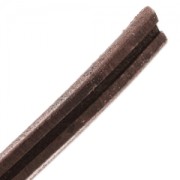 Cuir Regaliz rainuré 10x6 mm Brun x30cm|raw }}