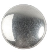 Cabochon rond en verre par Puca® 25 mm - Jet Silver x1|raw }}