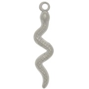 Pendentif serpent 28x6 mm - Acier inoxydable 304 x1