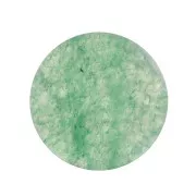 Cabochon plat rond - palet - 10 mm en pierre gemme - Aventurine x1