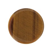 Cabochon plat rond - palet - 10 mm en pierre gemme - Oeil de tigre x1|raw }}