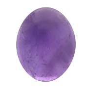 Cabochon ovale 10x8 mm en pierre gemme - Amethyste x1