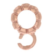 Poussoir attache breloque 7 mm pour cordon 4 mm - Argent 925 Doré rose x1|raw }}