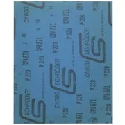 Papier Emeri SCHRODER - souple waterproof 280x230 mm - P220 - Bleu x1