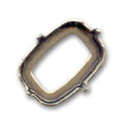 Serti griffe pour cabochon PureCrystal Classical Baguette 4565 18x13 mm bronze|raw }}
