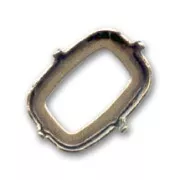 Serti griffe pour cabochon PureCrystal Classical Baguette 4565 18x13 mm bronze