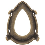 Serti griffe pour cabochon PureCrystal 4320 14x10 mm - Bronze x1