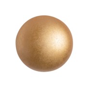 Cabochon rond en verre par Puca® 18 mm - Pastel Amber x1