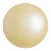 Cabochon rond en verre par Puca® 25 mm - Pastel Cream x1|raw }}