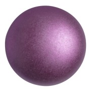 Cabochon rond en verre par Puca® 25 mm - Pastel Bordeaux x1|raw }}