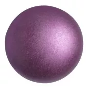 Cabochon rond en verre par Puca® 25 mm - Pastel Bordeaux x1