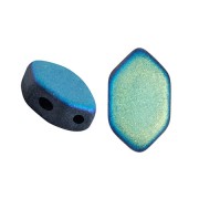 Perles en verre Paros® par Puca® 7x4 mm - Jet Mat AB x10g|raw }}