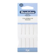 Aiguilles à chas réformable 6.4 cm - Extra fine - Acier inoxydable x4