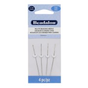 Aiguilles fine à grand chas - Aiguilles à perler - Acier inoxydable x4|raw }}