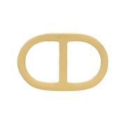 Intercalaire maille marine 11x7 mm - Acier inoxydable 304 Doré x1|raw }}