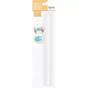 Rouleau pour pâte polymère en acrylique 23x2cm - Transparent x1