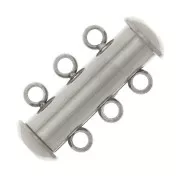 Fermoir aimanté et coulissant 3 rangs 20 mm - Acier inoxydable 304 x1