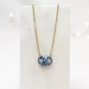 Anneaux ouverts ronds torsadés 12x1.45 mm - Acier inoxydable 304 Doré x10