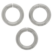 Anneaux ouverts ronds limés 10x1.8 mm - Acier inoxydable 304 x10|raw }}