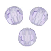 Perles rondes facettées Preciosa - Round Bead 3 mm - Violet x20|raw }}