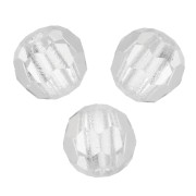 Perles rondes facettées Preciosa - Round Bead 3 mm - Crystal x20|raw }}