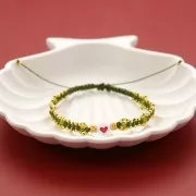 Perles rondes facettées Preciosa - Round Bead 3 mm - Olivine x20