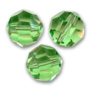 Perles rondes  PureCrystal 5000 6 mm Peridot  x6